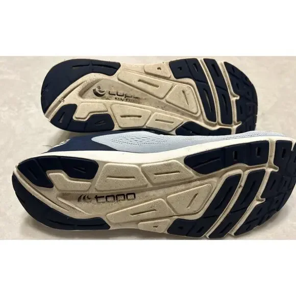 Topo Running Shoes Women’s Size 10.5 Blue W-Fli-Lyte 4 Cushioned Lightweight - Picture 8 of 10